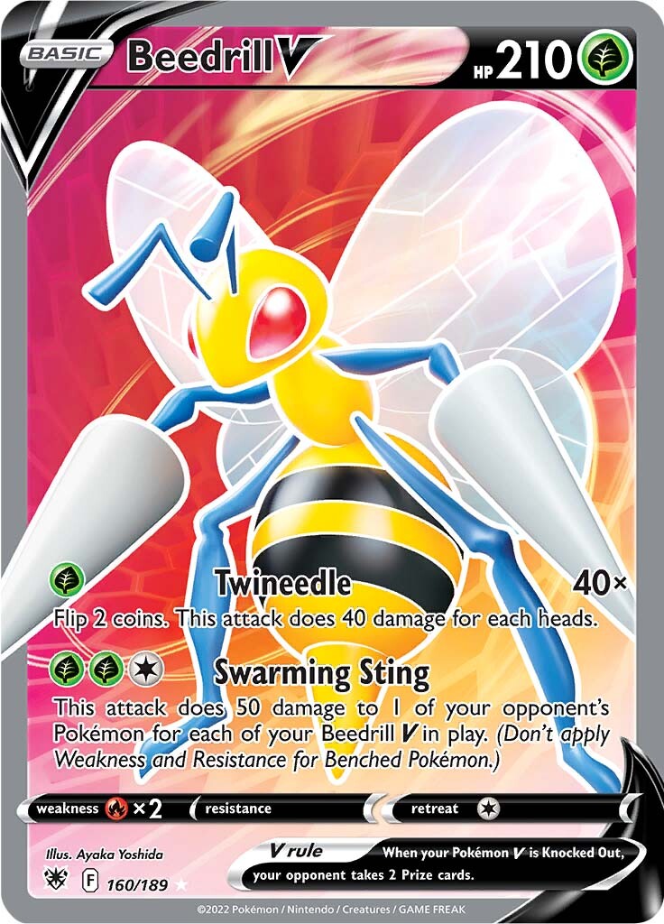 Beedrill V (160/189) [Sword & Shield: Astral Radiance] | Odin's Place
