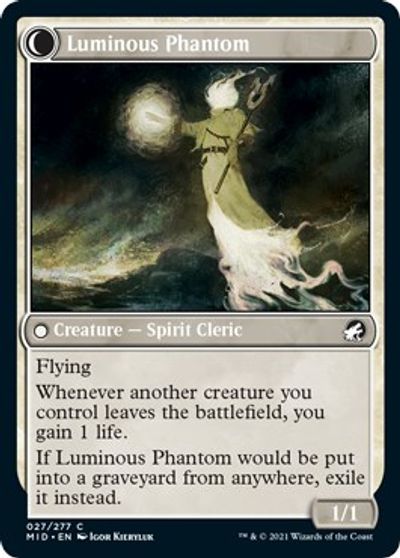 Lunarch Veteran // Luminous Phantom [Innistrad: Midnight Hunt] | Odin's Place