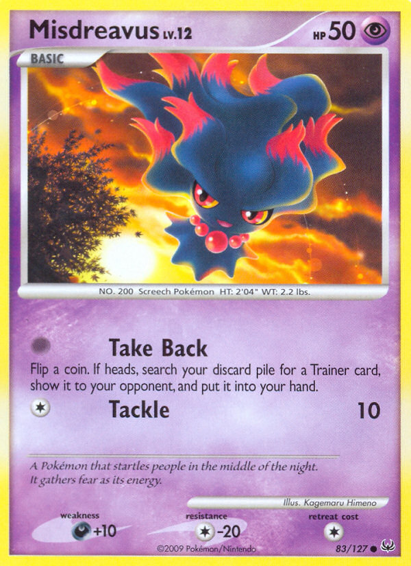 Misdreavus (83/127) [Platinum: Base Set] | Odin's Place