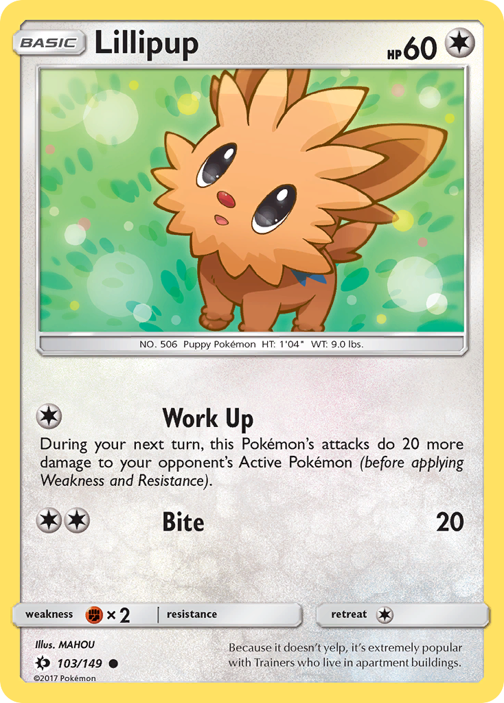 Lillipup (103/149) [Sun & Moon: Base Set] | Odin's Place