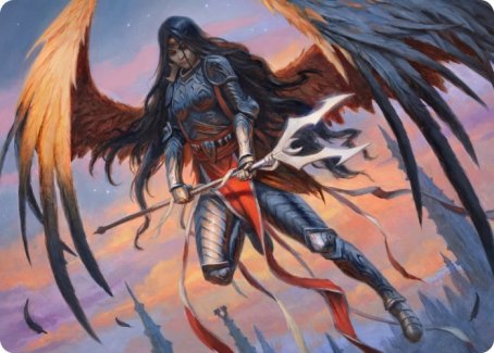 Liesa, Forgotten Archangel Art Card [Innistrad: Midnight Hunt Art Series] | Odin's Place