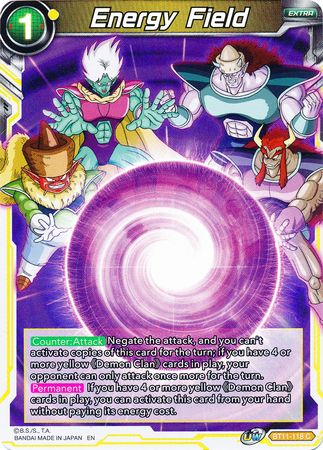 Energy Field (BT11-118) [Vermilion Bloodline 2nd Edition] | Odin's Place