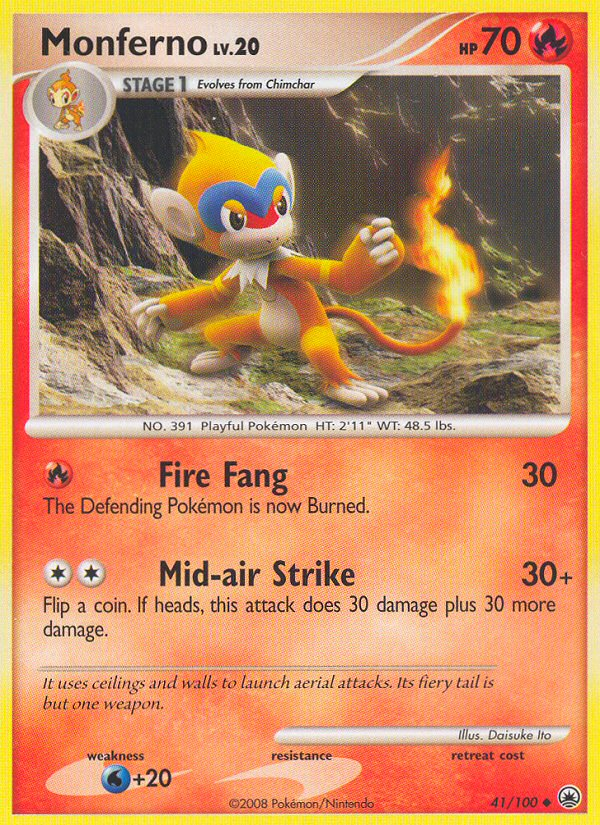 Monferno (41/100) [Diamond & Pearl: Majestic Dawn] | Odin's Place