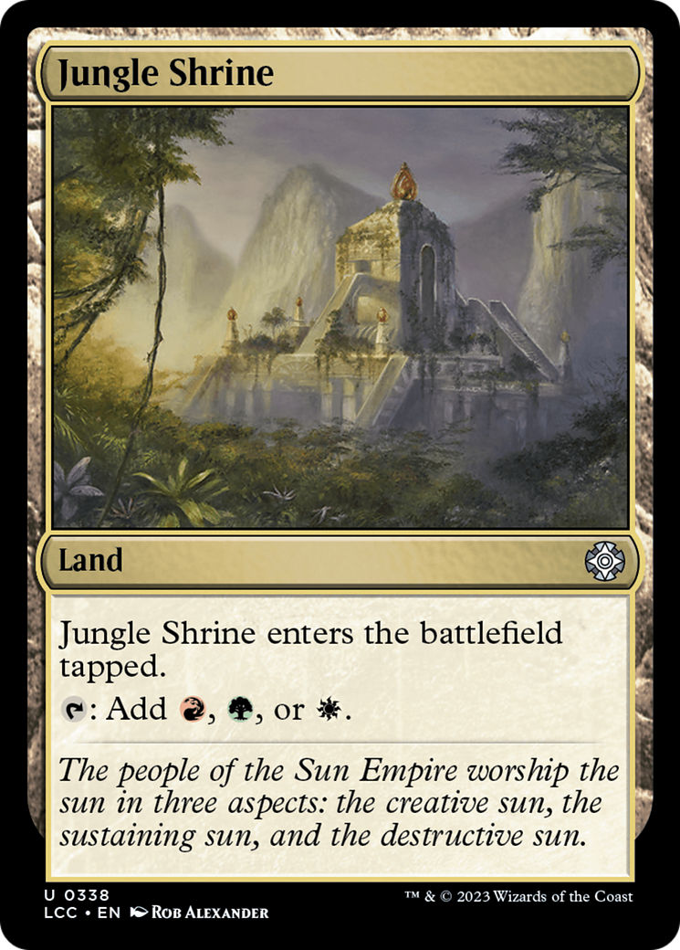 Jungle Shrine [The Lost Caverns of Ixalan Commander] | Odin's Place
