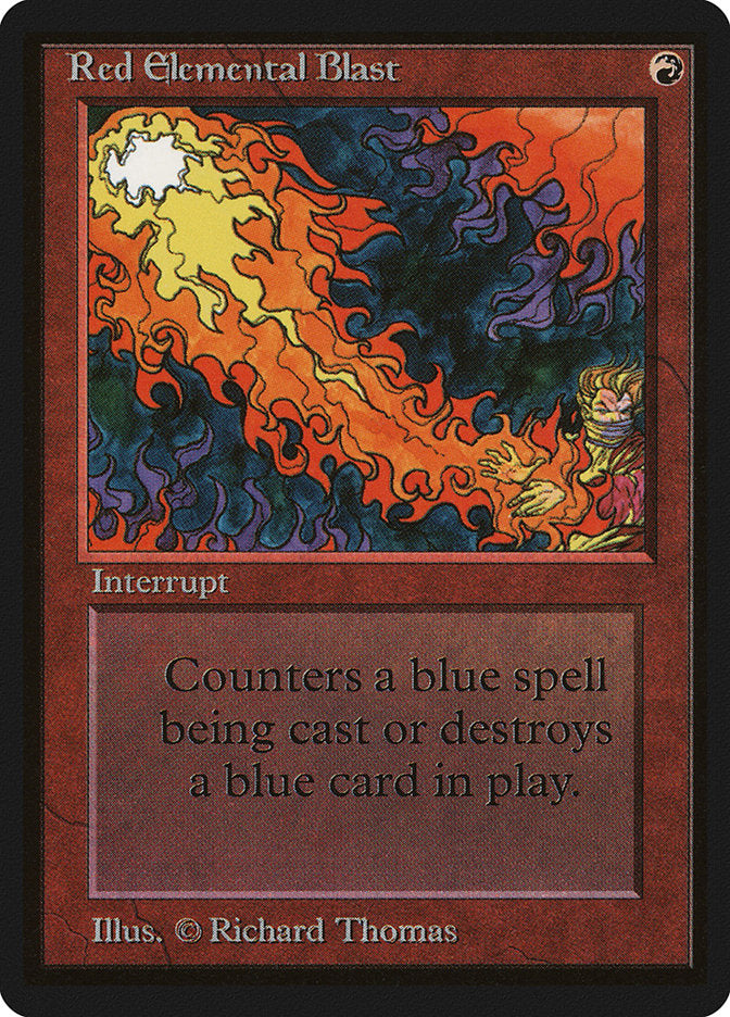 Red Elemental Blast (170) [Beta Edition] | Odin's Place
