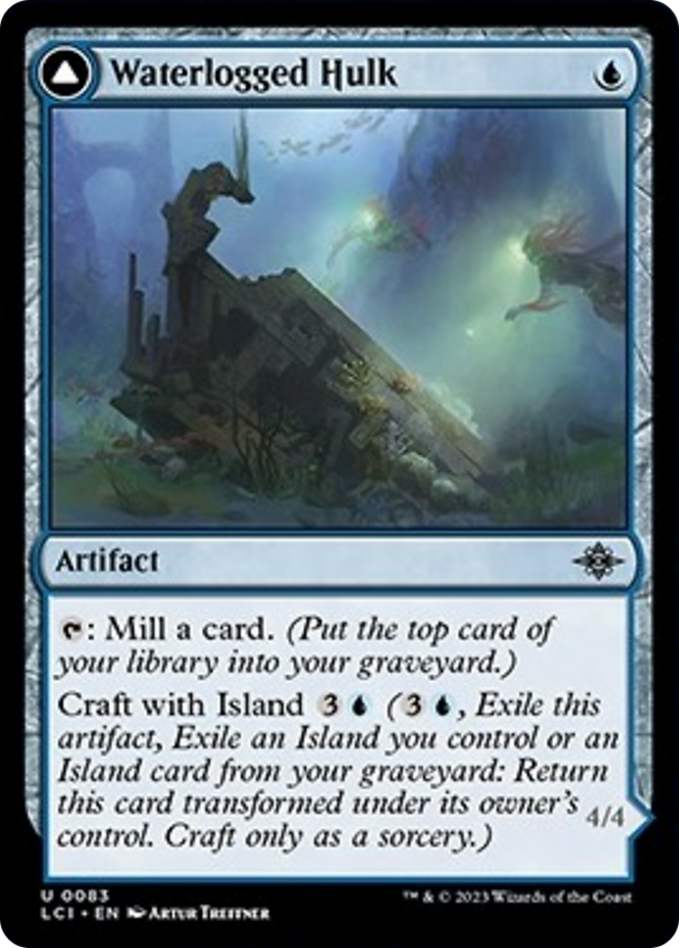 Waterlogged Hulk // Watertight Gondola [The Lost Caverns of Ixalan] | Odin's Place