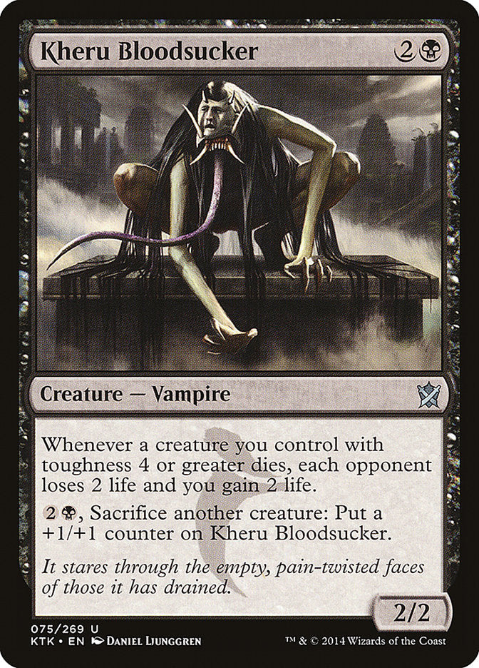 Kheru Bloodsucker (75) [Khans of Tarkir] | Odin's Place