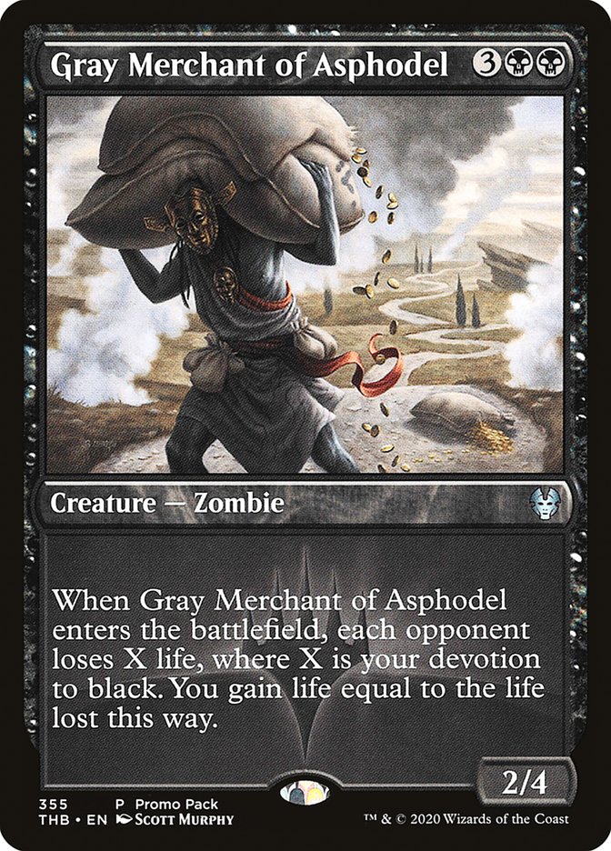 Gray Merchant of Asphodel (Promo Pack) [Theros Beyond Death Promos] | Odin's Place