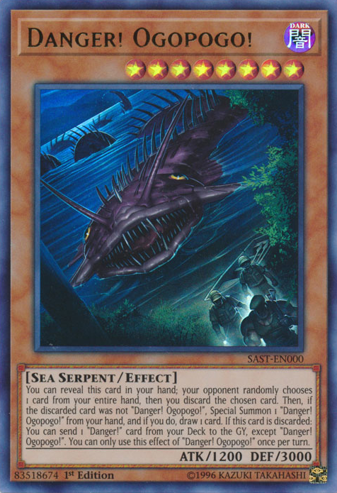 Danger! Ogopogo! [SAST-EN000] Ultra Rare | Odin's Place