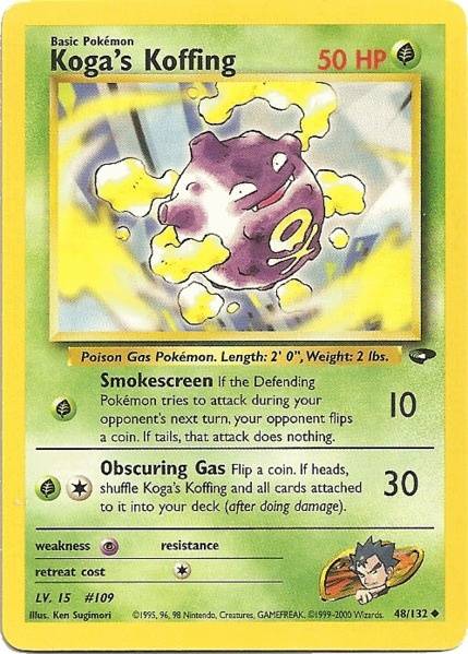 Koga's Koffing (48/132) [Gym Challenge Unlimited] | Odin's Place