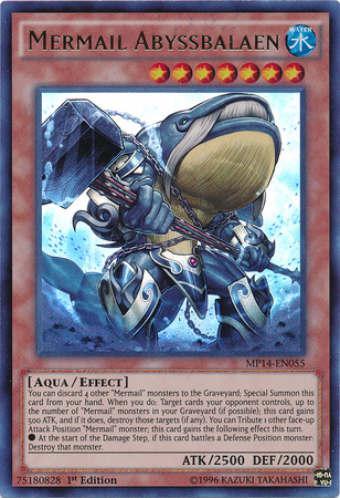 Mermail Abyssbalaen [MP14-EN055] Ultra Rare | Odin's Place