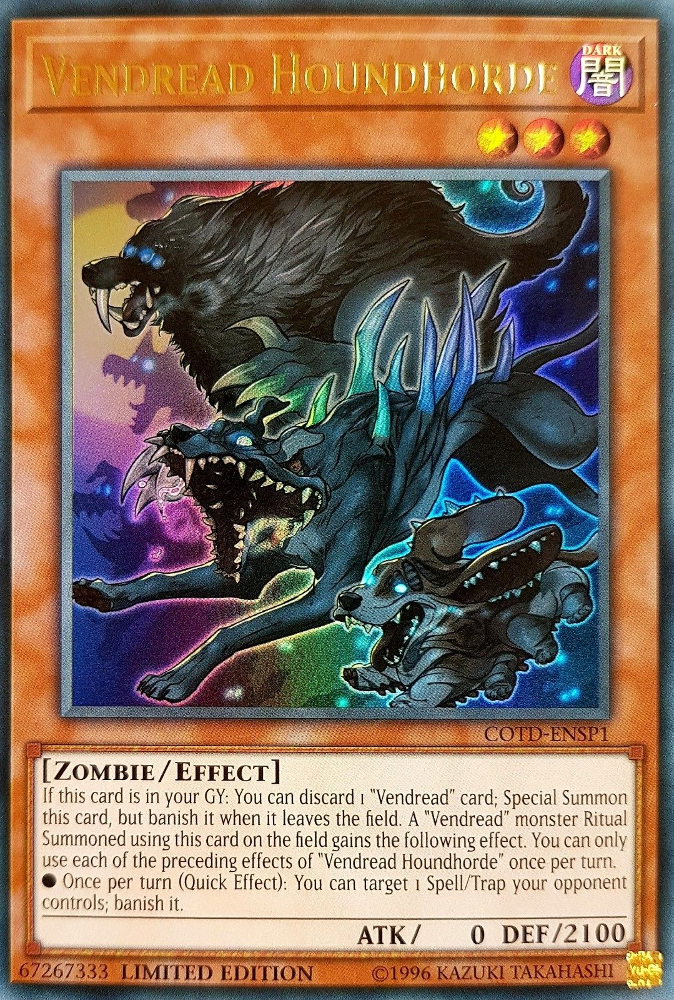 Vendread Houndhorde [COTD-ENSP1] Ultra Rare | Odin's Place