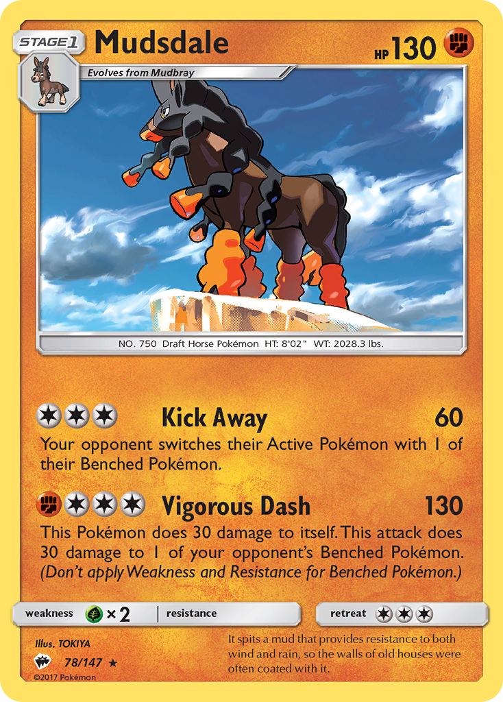 Mudsdale (78/147) [Sun & Moon: Burning Shadows] | Odin's Place