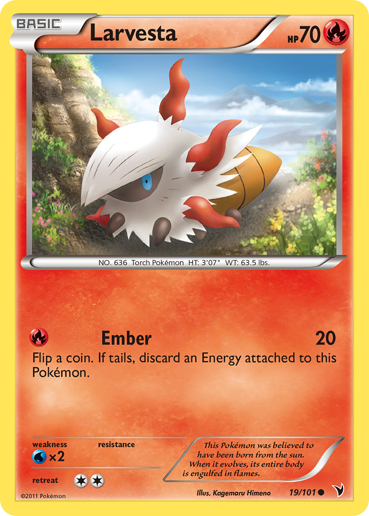 Larvesta (19/101) [Black & White: Noble Victories] | Odin's Place