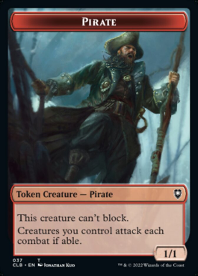 Pirate // Goblin Double-Sided Token [Commander Legends: Battle for Baldur's Gate Tokens] | Odin's Place
