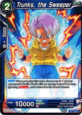Trunks, the Sweeper (BT7-032) [Assault of the Saiyans] | Odin's Place