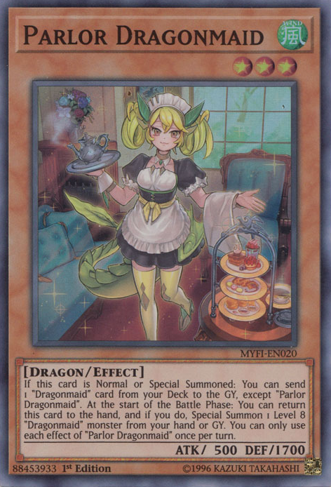 Parlor Dragonmaid [MYFI-EN020] Super Rare | Odin's Place