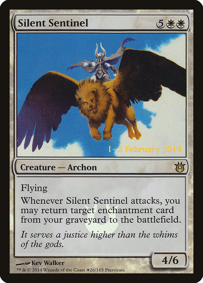 Silent Sentinel (26) [Born of the Gods Prerelease Promos] | Odin's Place