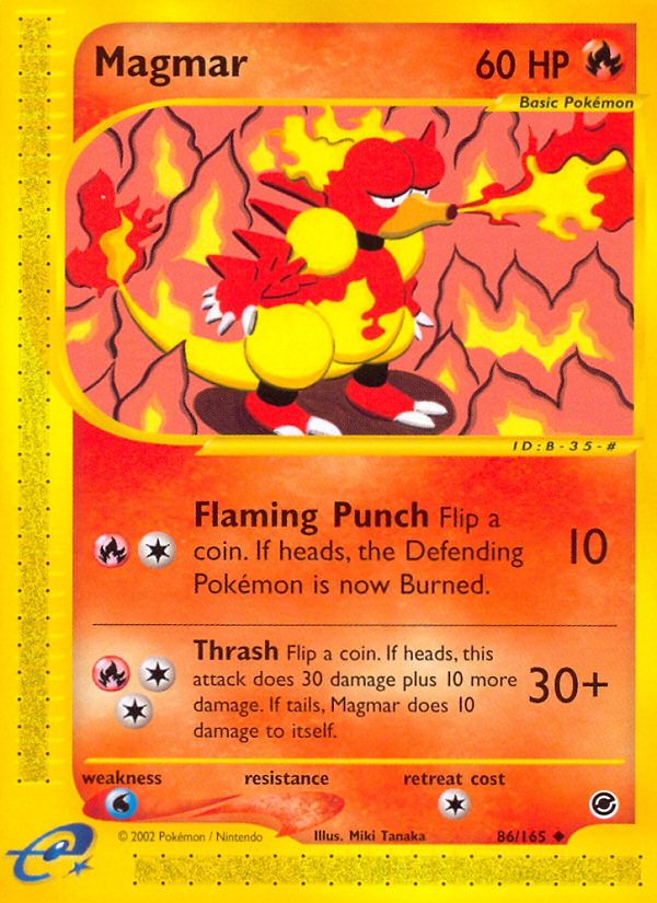 Magmar (86/165) [Expedition: Base Set] | Odin's Place