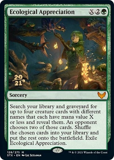 Ecological Appreciation [Strixhaven: School of Mages Prerelease Promos] | Odin's Place