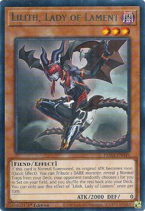 Lilith, Lady of Lament [TAMA-EN049] Rare | Odin's Place
