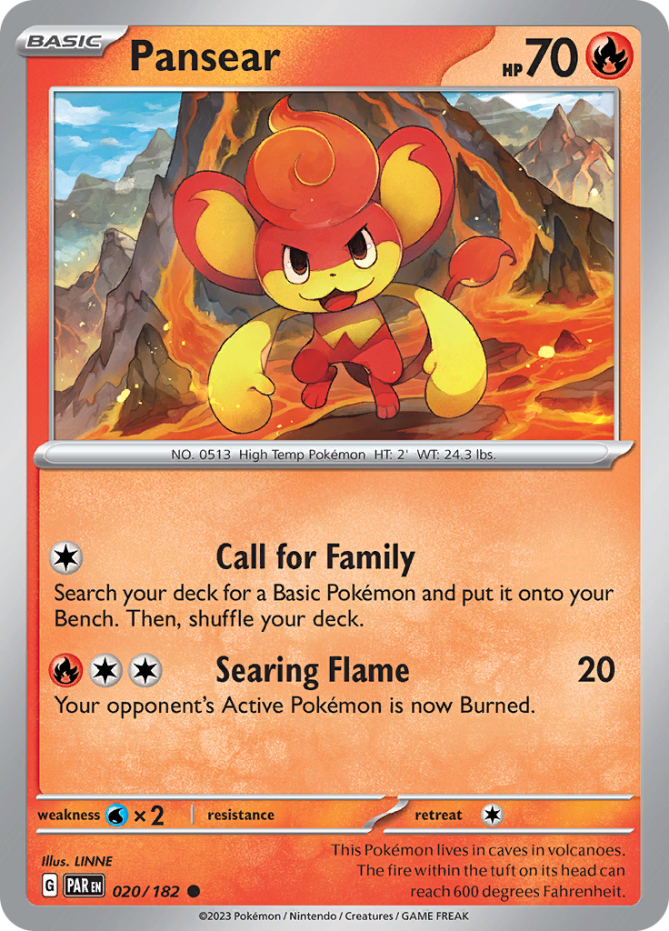 Pansear (020/182) [Scarlet & Violet: Paradox Rift] | Odin's Place
