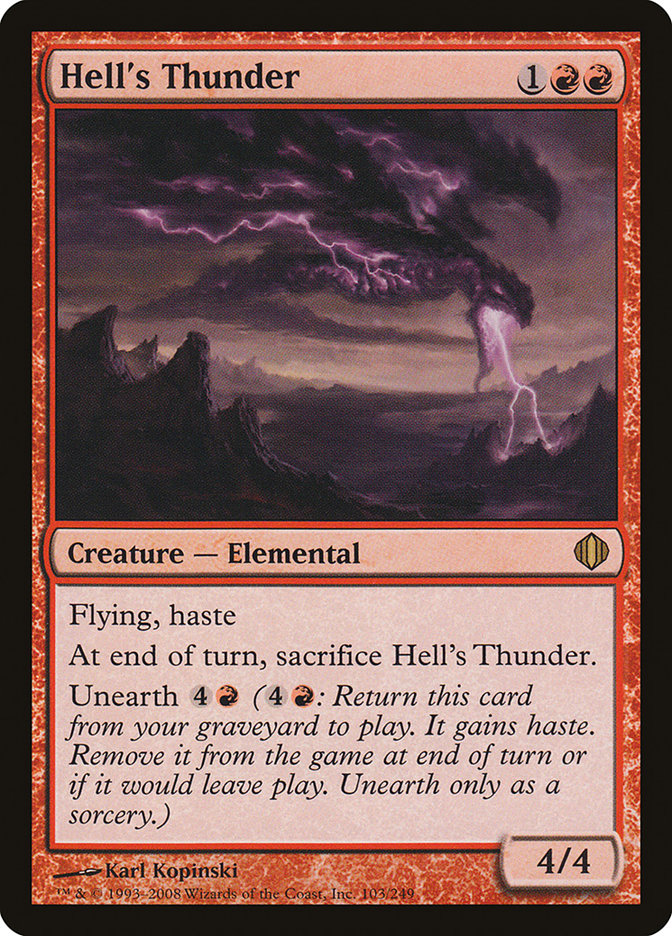 Hell's Thunder (103) [Shards of Alara] | Odin's Place