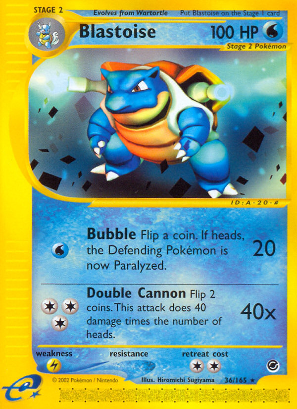 Blastoise (36/165) [Expedition: Base Set] | Odin's Place