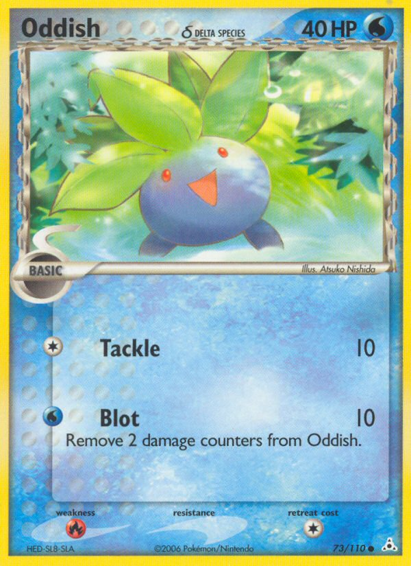 Oddish (73/110) (Delta Species) [EX: Holon Phantoms] | Odin's Place
