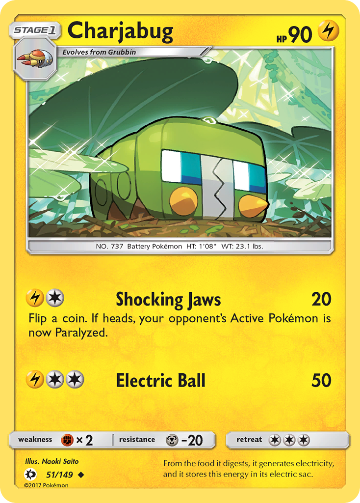 Charjabug (51/149) [Sun & Moon: Base Set] | Odin's Place