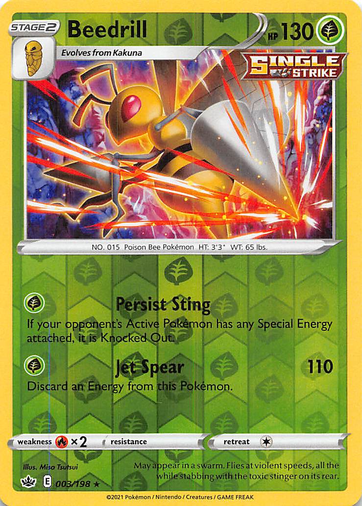 Beedrill (003/198) [Sword & Shield: Chilling Reign] | Odin's Place