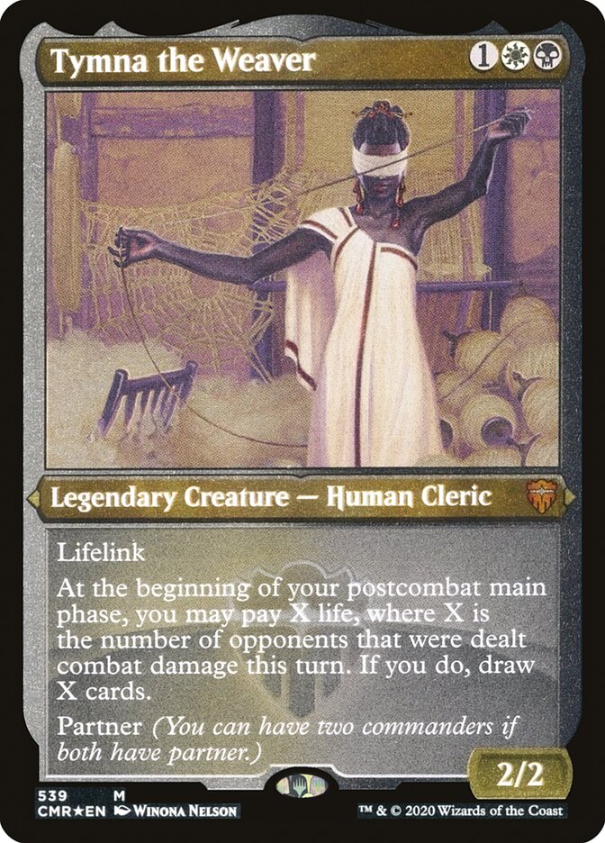 Tymna the Weaver (Etched) [Commander Legends] | Odin's Place