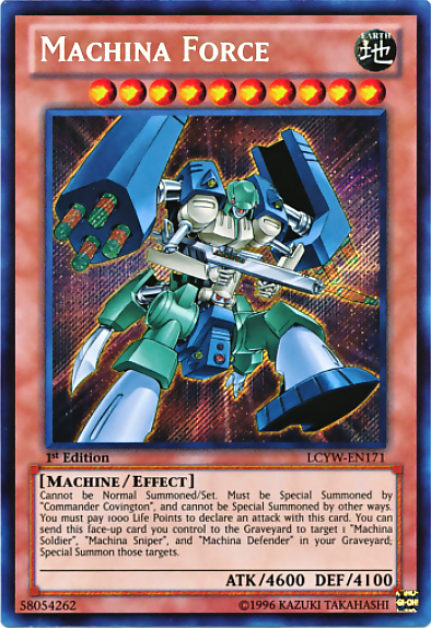 Machina Force [LCYW-EN171] Secret Rare | Odin's Place
