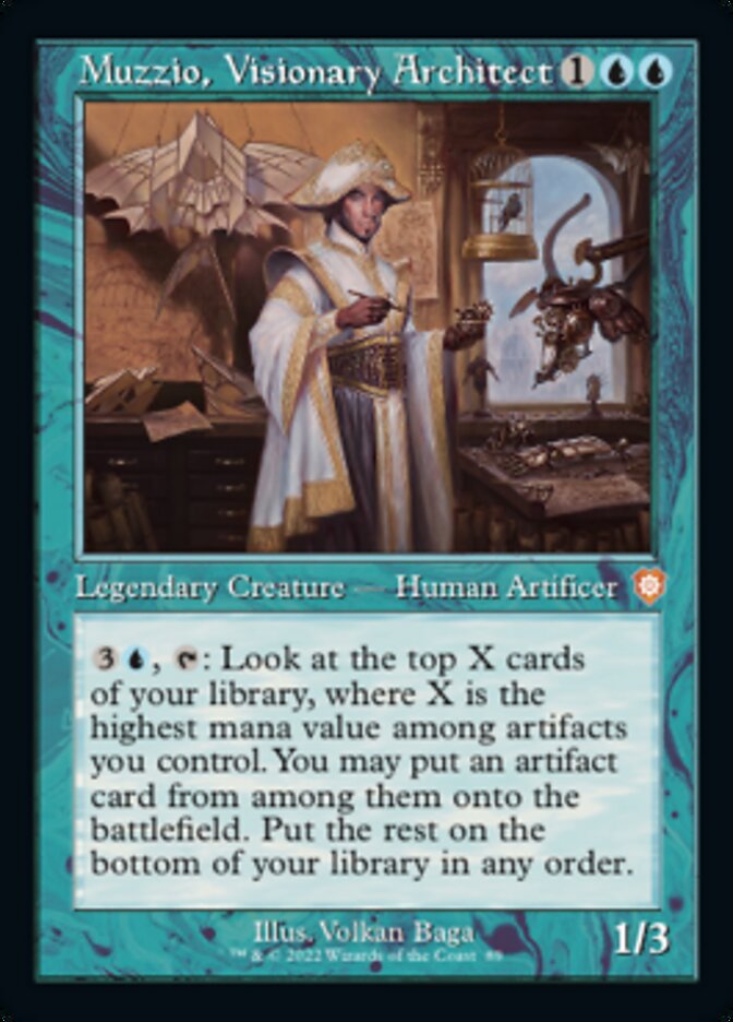 Muzzio, Visionary Architect (Retro) [The Brothers' War Commander] | Odin's Place
