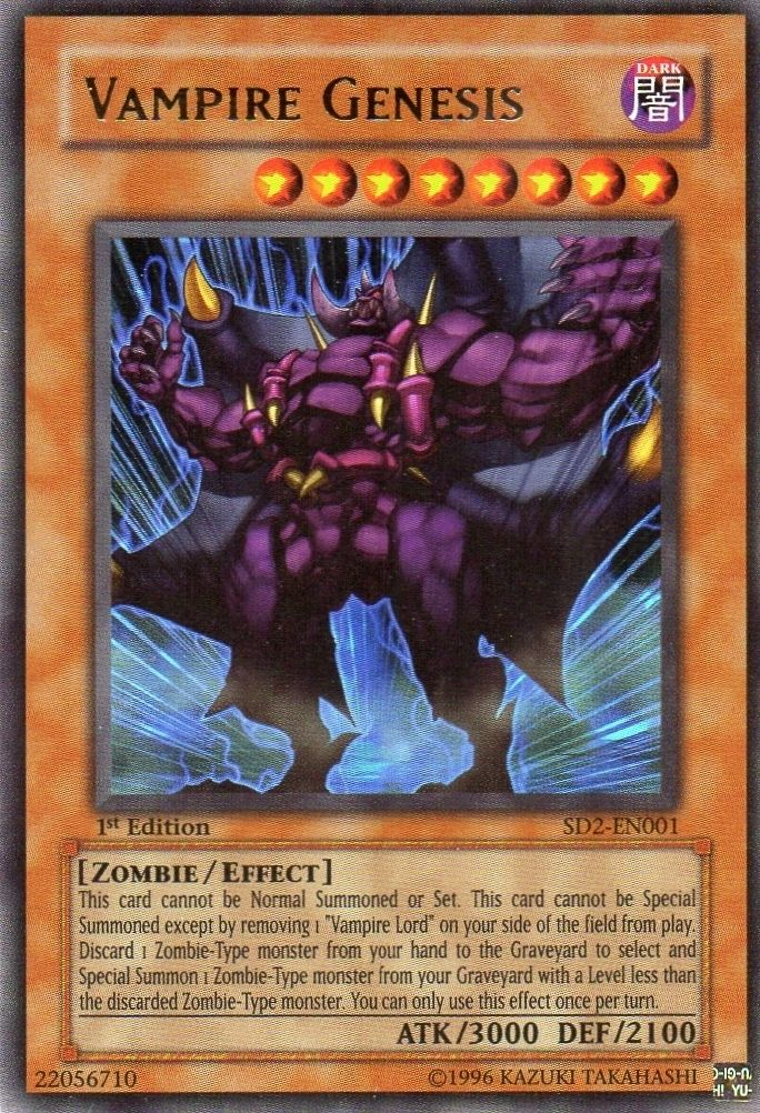 Vampire Genesis [SD2-EN001] Ultra Rare | Odin's Place