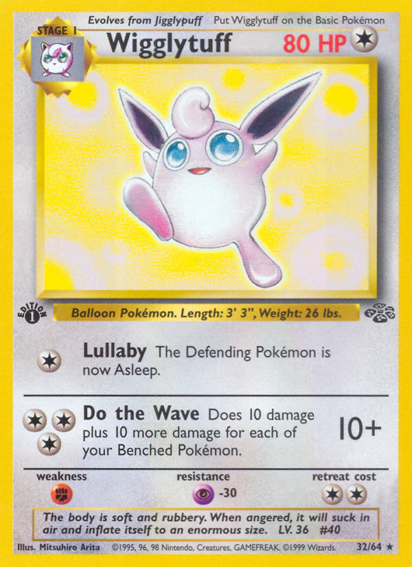 Wigglytuff (32/64) [Jungle 1st Edition] | Odin's Place