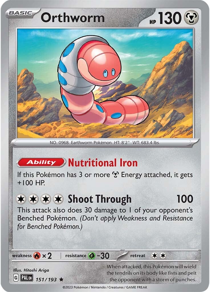 Orthworm (151/193) [Scarlet & Violet: Paldea Evolved] | Odin's Place