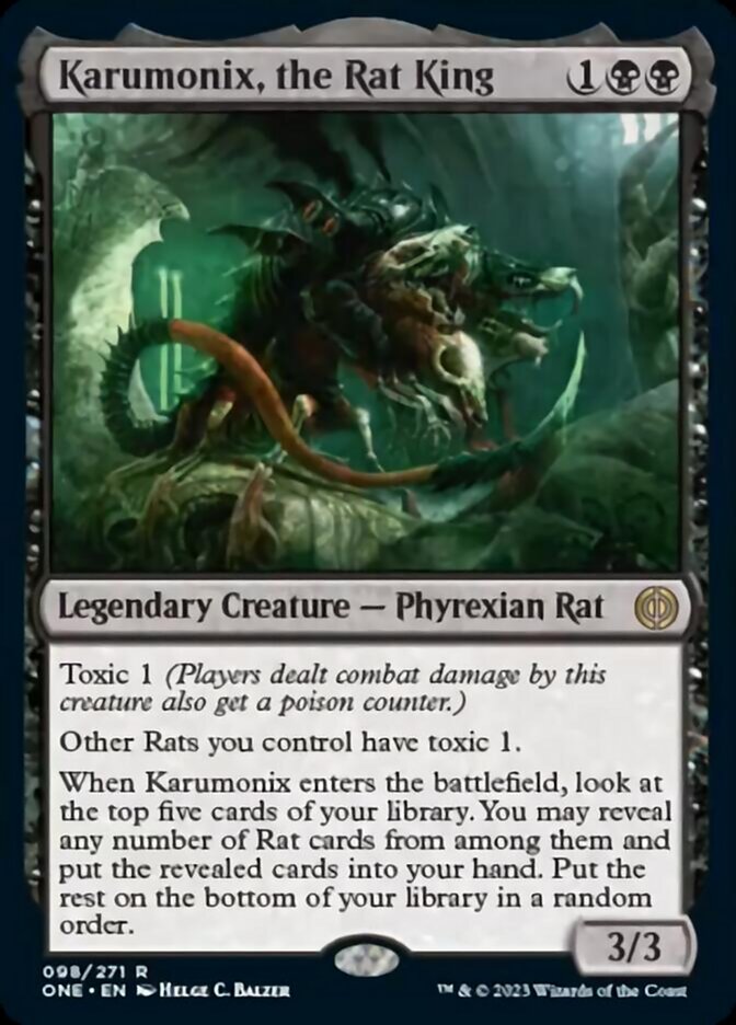 Karumonix, the Rat King [Phyrexia: All Will Be One] | Odin's Place