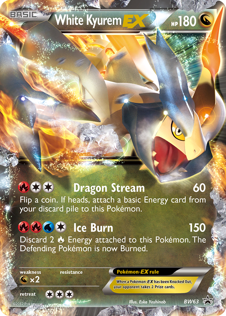 White Kyurem EX (BW63) [Black & White: Black Star Promos] | Odin's Place