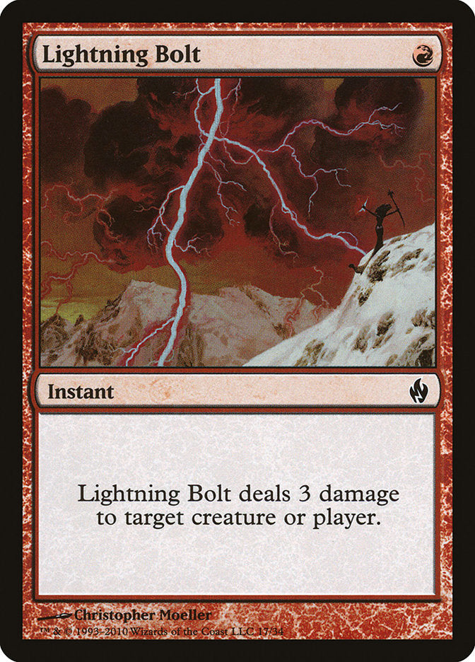 Lightning Bolt (17) [Premium Deck Series: Fire and Lightning] | Odin's Place