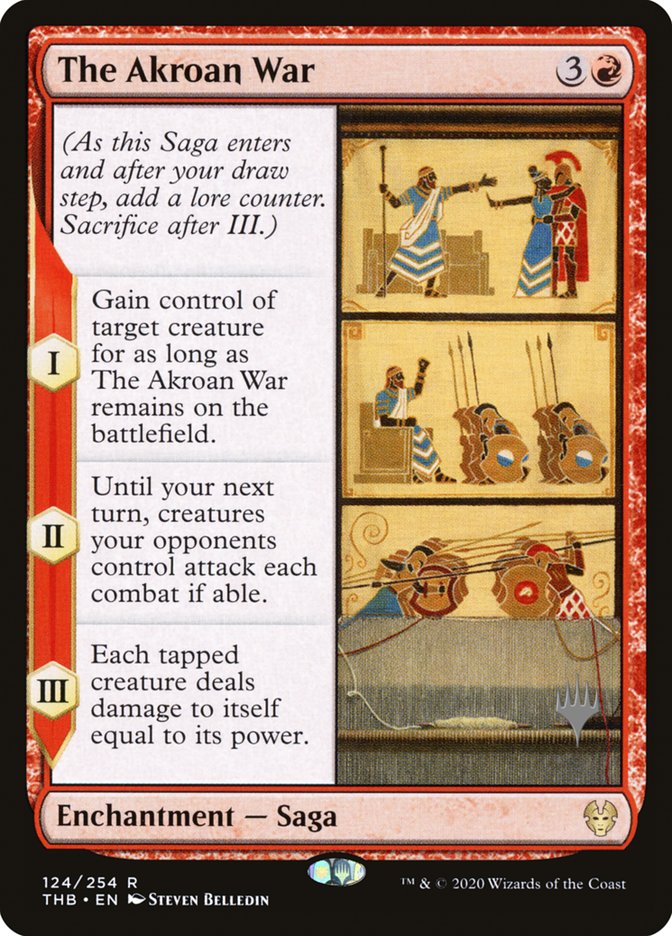 The Akroan War (Promo Pack) [Theros Beyond Death Promos] | Odin's Place