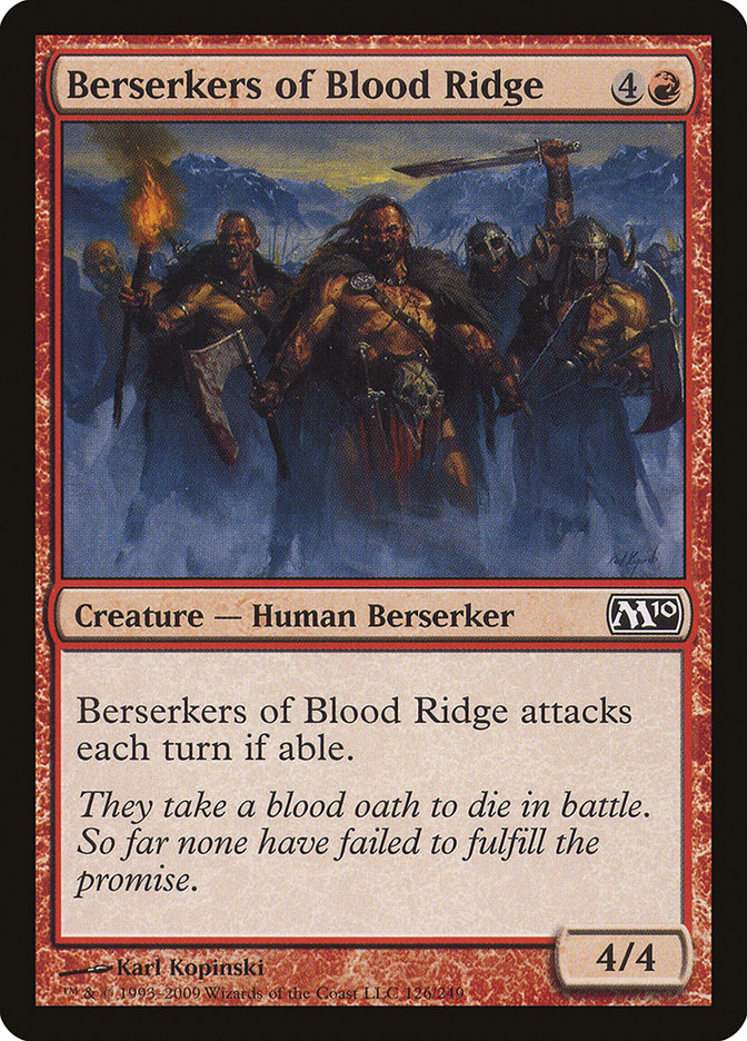 Berserkers of Blood Ridge (126) [Magic 2010] | Odin's Place