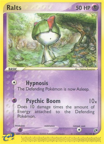 Ralts (74/100) [EX: Sandstorm] | Odin's Place