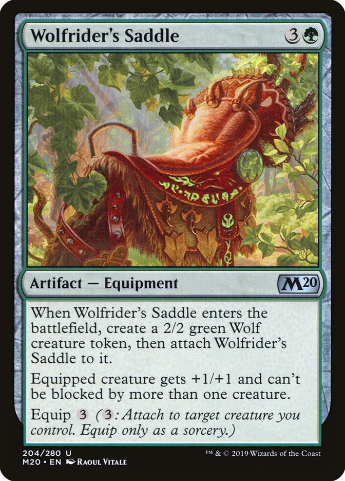 Wolfrider's Saddle [Core Set 2020] | Odin's Place