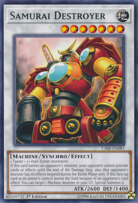 Samurai Destroyer [CIBR-EN081] Rare | Odin's Place