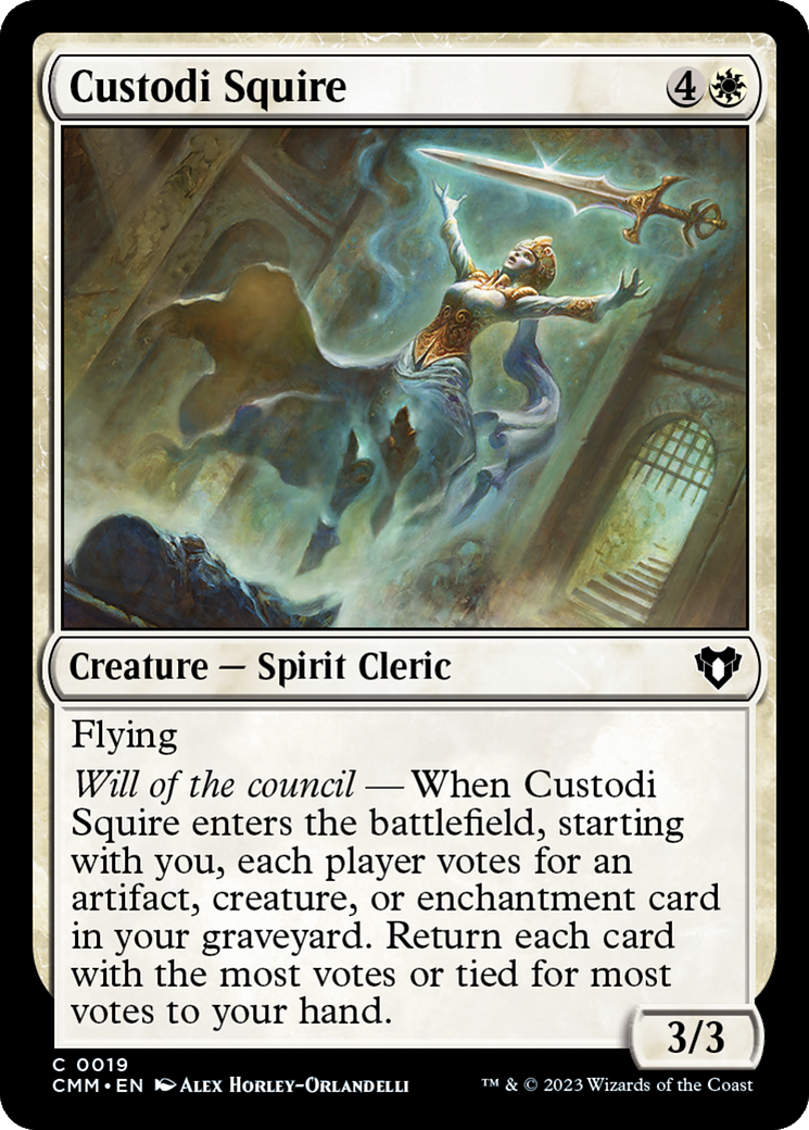 Custodi Squire [Commander Masters] | Odin's Place