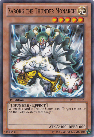 Zaborg the Thunder Monarch [BP01-EN132] Common | Odin's Place