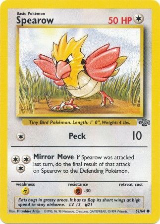 Spearow (62/64) [Jungle Unlimited] | Odin's Place