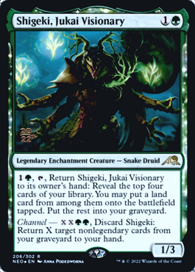 Shigeki, Jukai Visionary [Kamigawa: Neon Dynasty Prerelease Promos] | Odin's Place