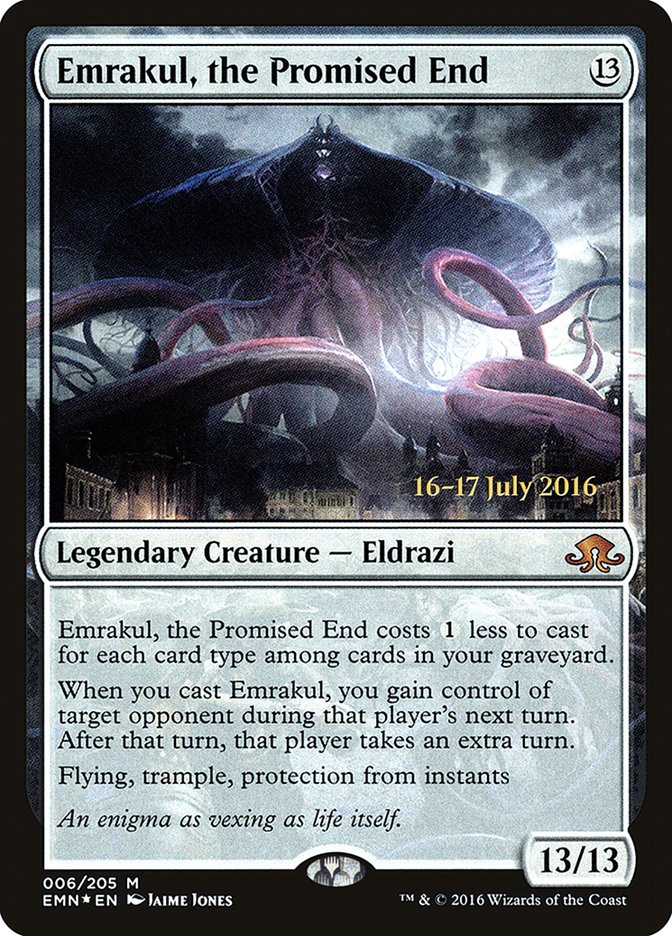 Emrakul, the Promised End (6) [Eldritch Moon Prerelease Promos] | Odin's Place